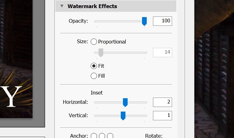 how to create a watermark in adobe Lightroom