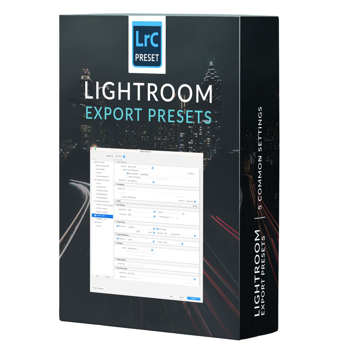 Lightroom Export Settings and Presets For The Best Quality and Workflow