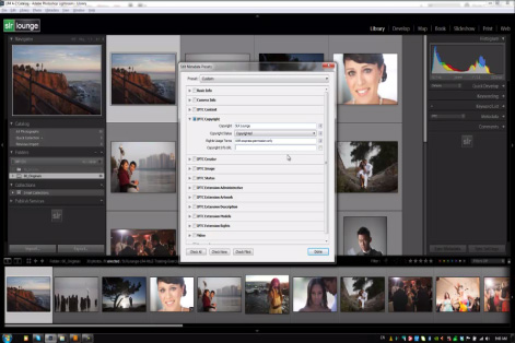 Customizing Metadata Presets in Lightroom 4