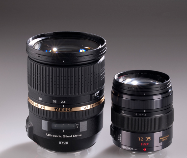 Panasonic 12-35mm Tamron 24-70mm