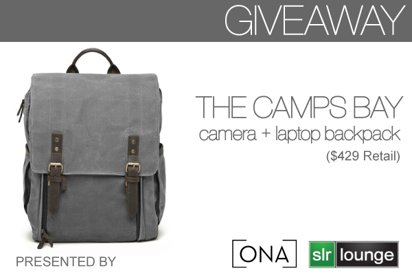 Giveaway of The Camps Bay Camera and Laptop Backpack by ONA