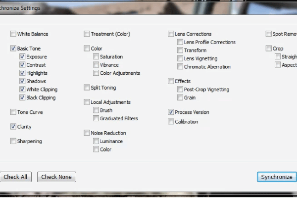 How to Use the Sync and Auto Sync Functions to Batch Process Images in Lightroom 4