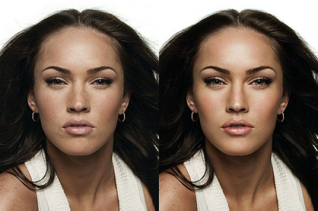 before and after photoshop