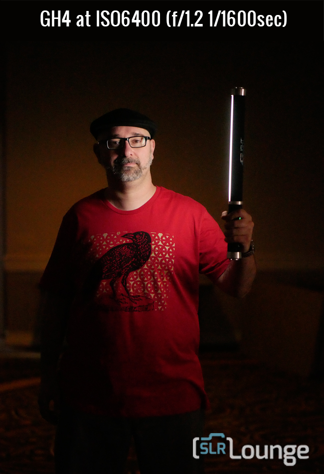 Panasonic GH4 at ISO6400 f1.2 1-1600