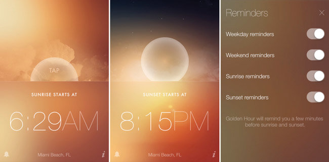 Golden Hour By Exposure | The  Elegant, Free App To Alert You To ‘Golden Hour’