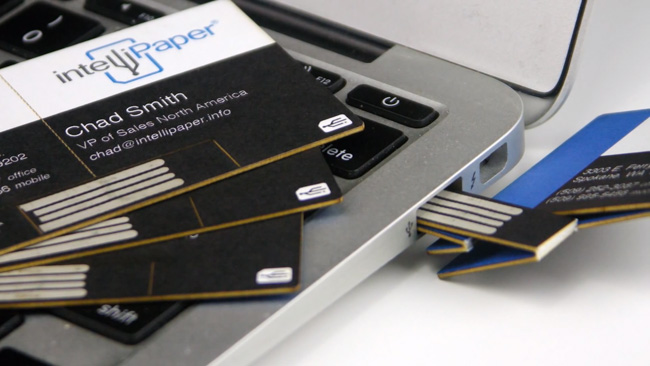 A Business Card That Turns Into a USB Drive That Shares Your Portfolio & Turns Heads