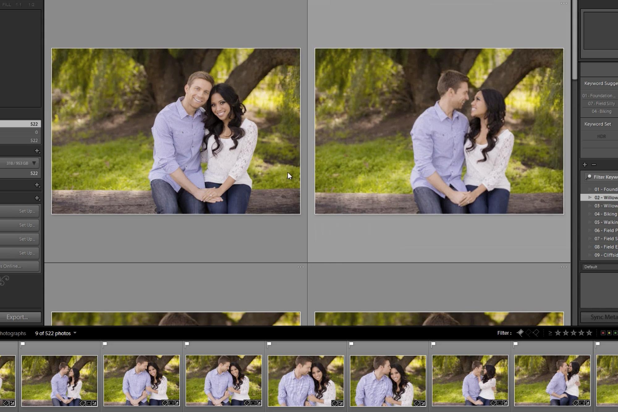 Natural Light Couples Photography Workshop: Scene 2 Signature Processing