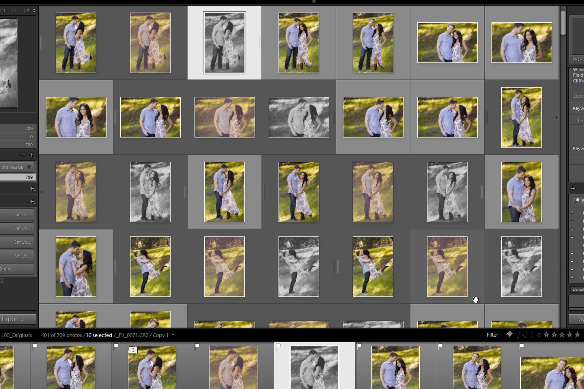 Natural Light Couples Photography Workshop: Scene 9 Survey Test