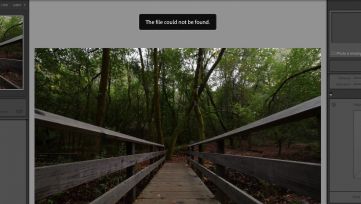 how to find missing photos in lightroom 1