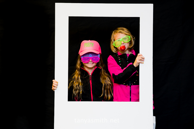 example of a polaroid photo booth portrait