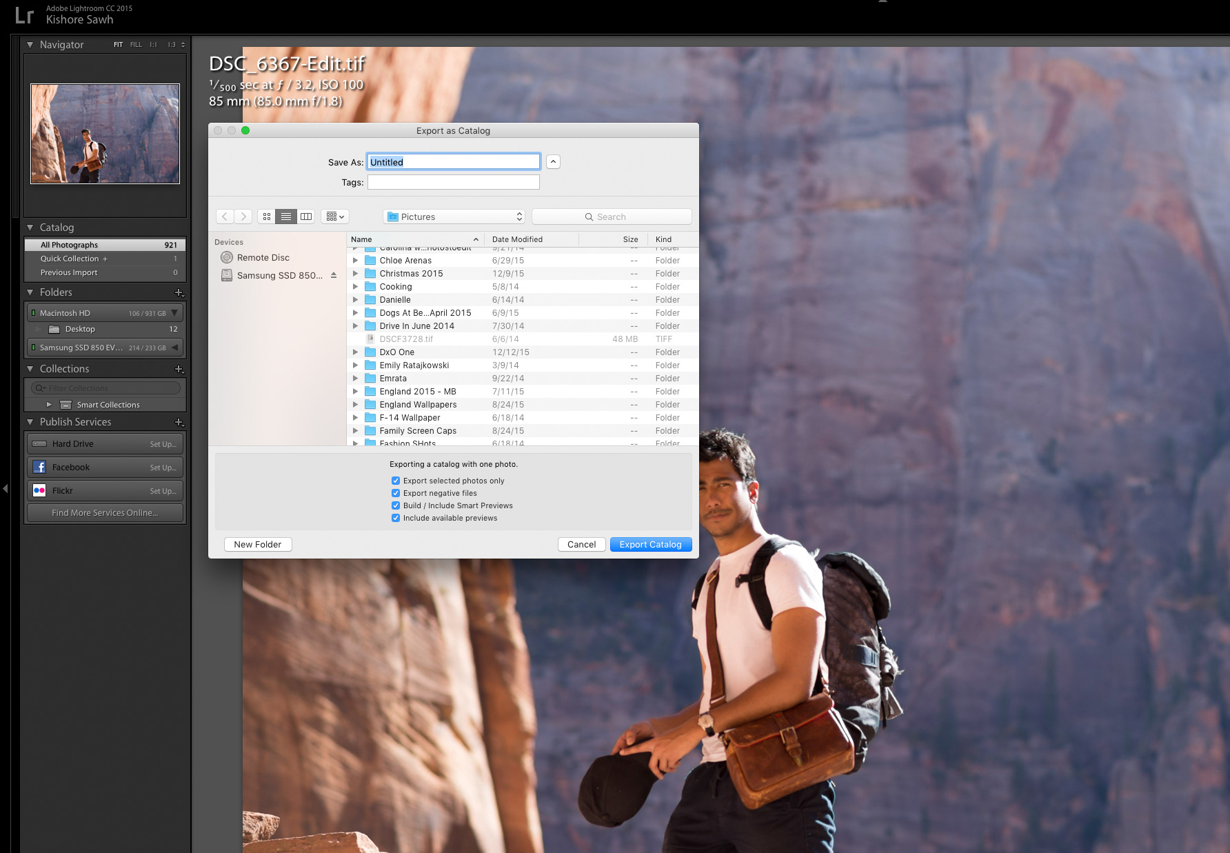 How To Move Images From One Lightroom Catalogue To Another