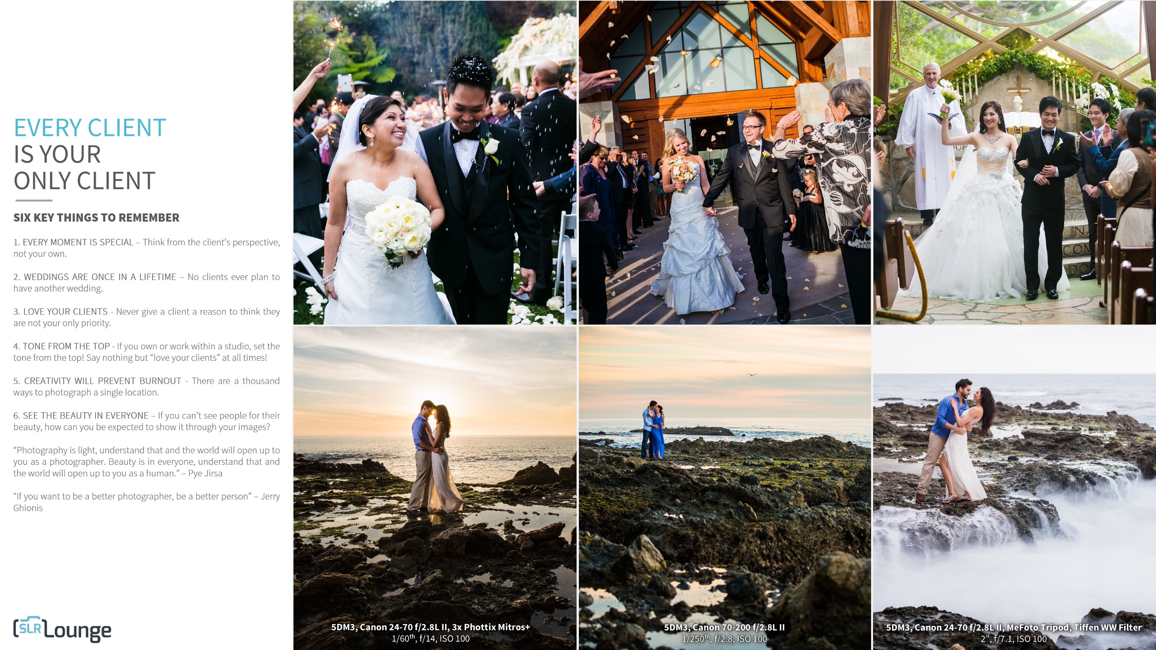Wedding Workshop One | Communication, Planning, & Happy Clients: Every Client is Your Only Client