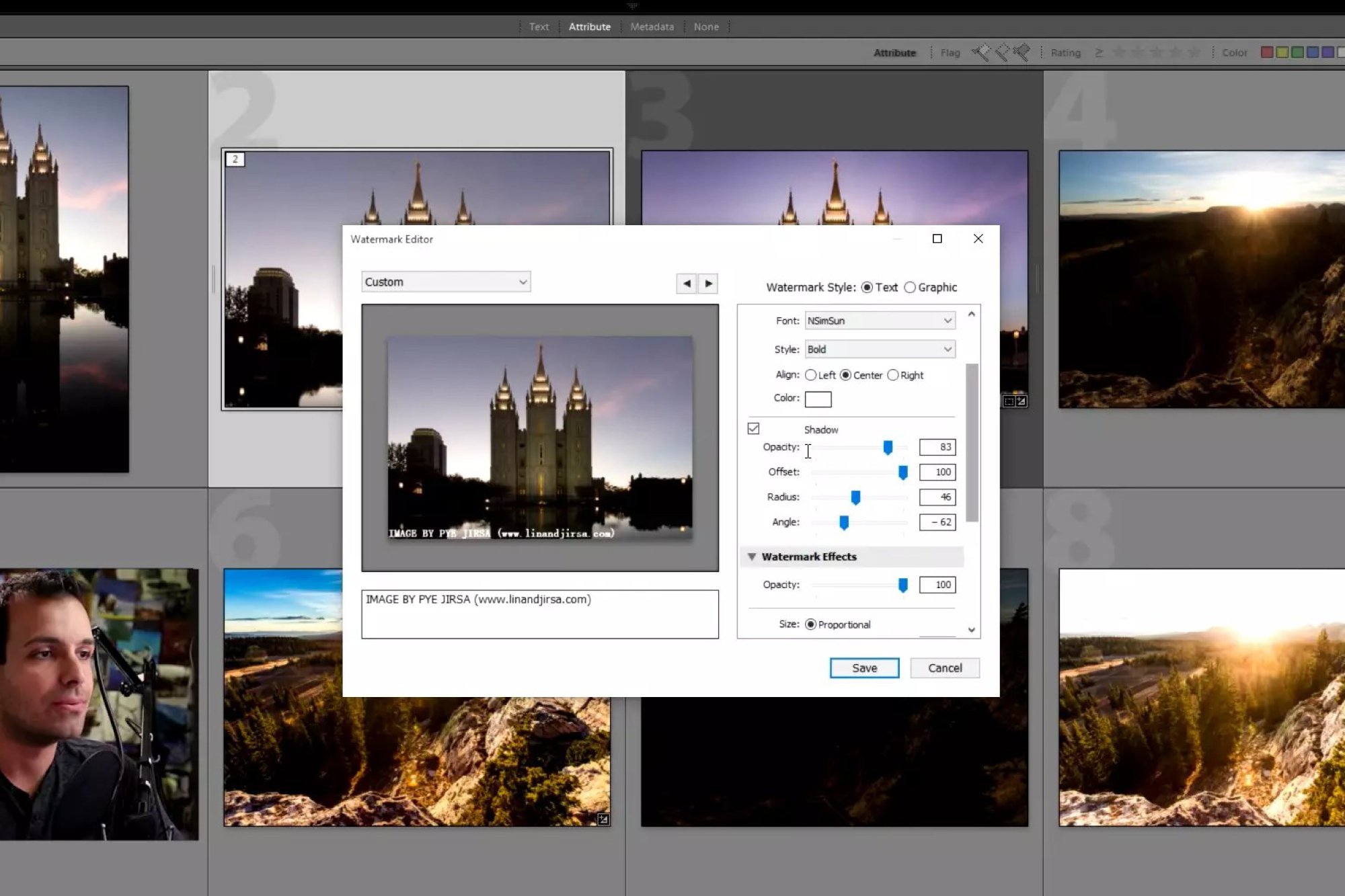 Lightroom 101: Lightroom CC Crash Course: How to Create a Image Watermark Preset