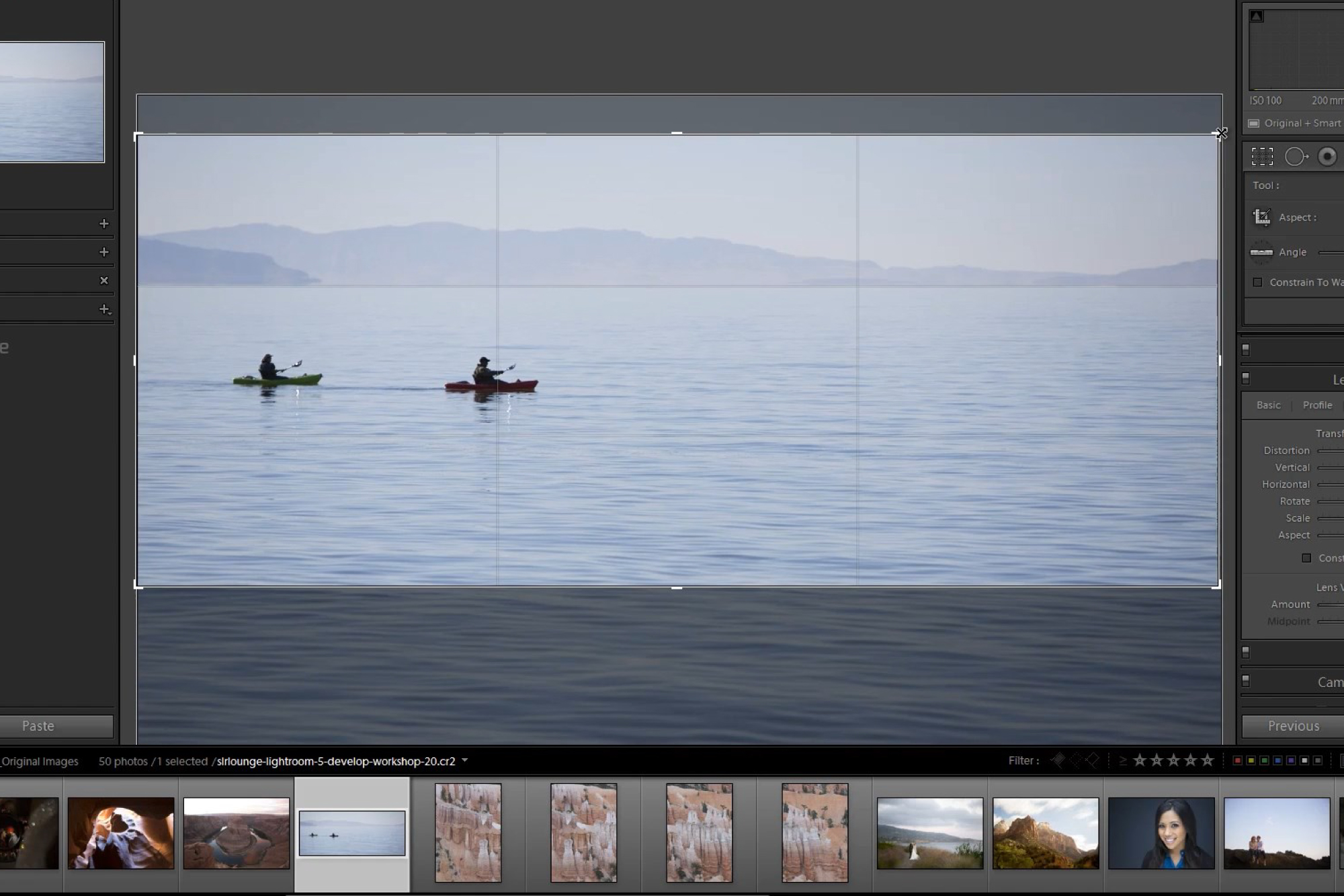 Lightroom Image Processing Mastery: Cropping