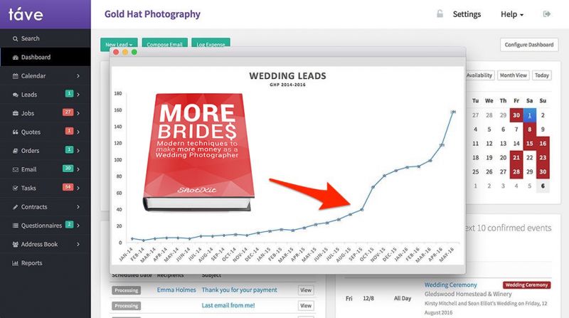 increase wedding client leads