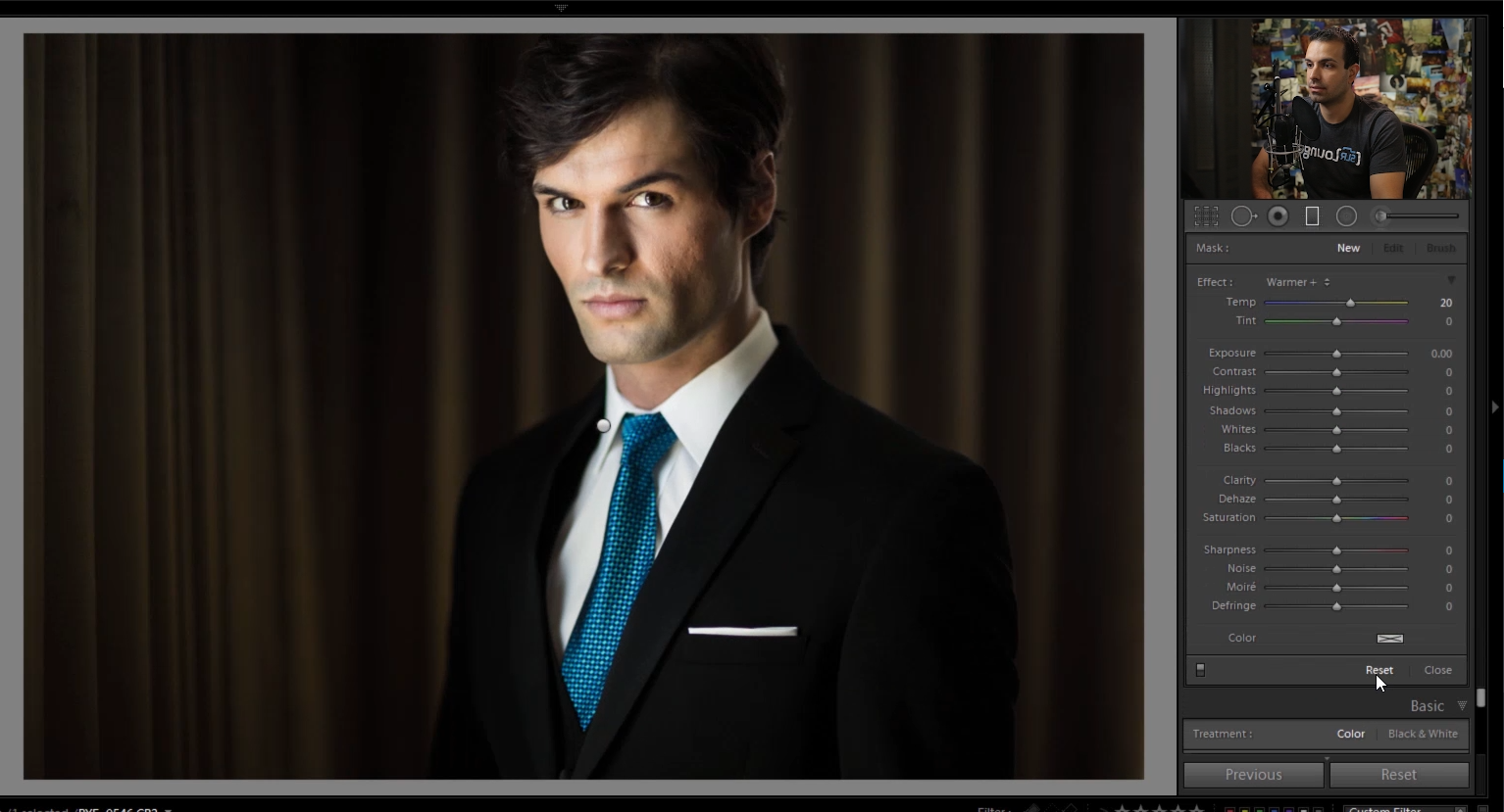 Wedding Workshop Two | Photographing the Groom: Lightroom Post-Processing for Groom Portraits