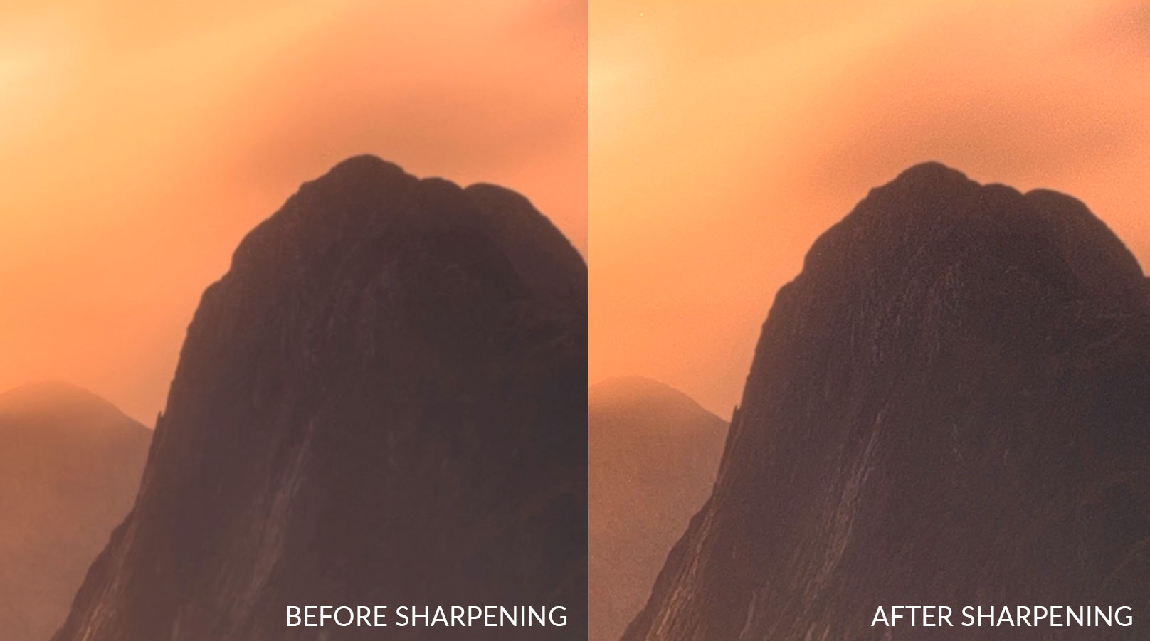 How To Sharpen Photos Cleanly In Without Edging