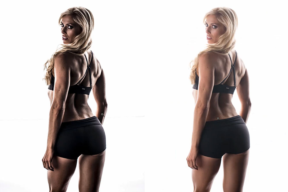 Fitness Editing And Retouching: Sharpening for Softer Looks