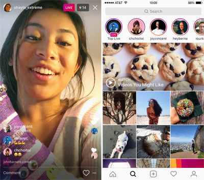 Instagram Gets Live Video & Disappearing Private Photo Sharing