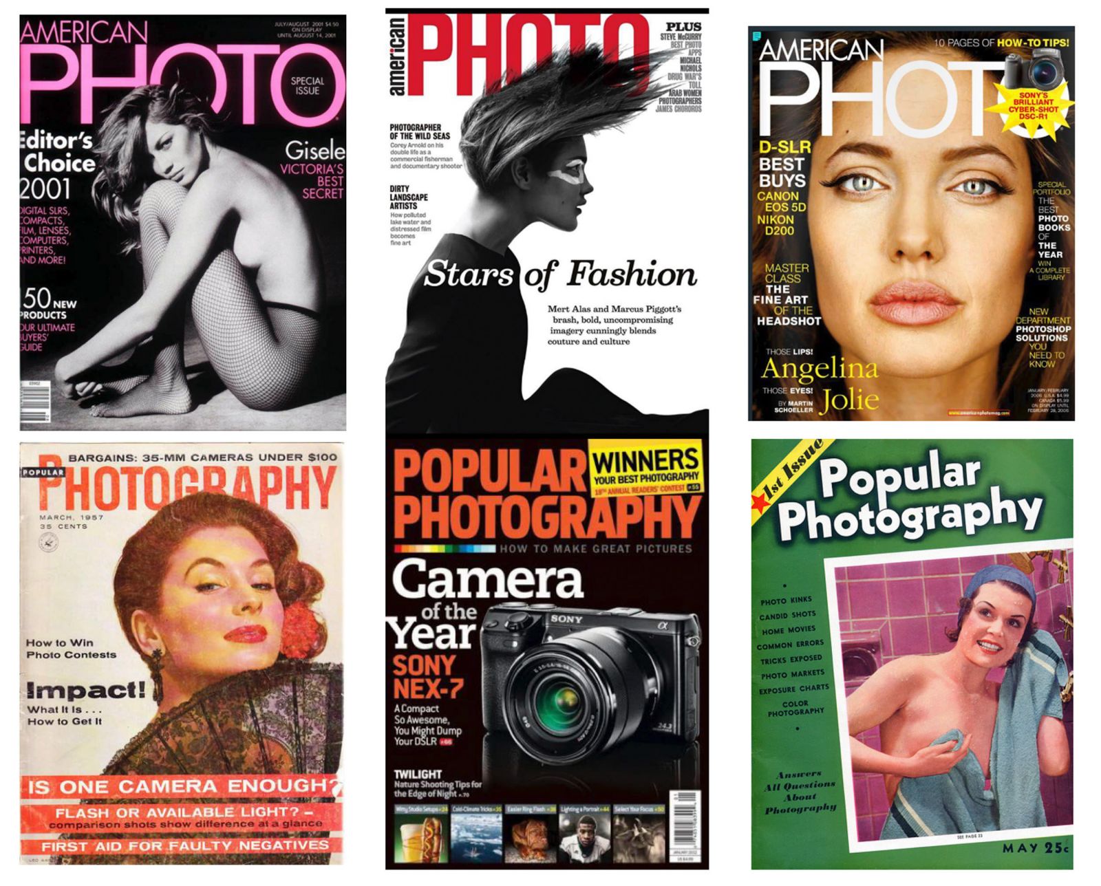 Confirmed Popular Photography & American Photography Magazines Shutter