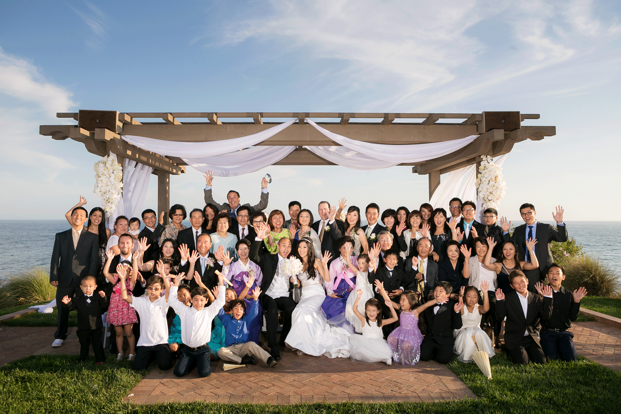 Family & Bridal Party group photos at weddings