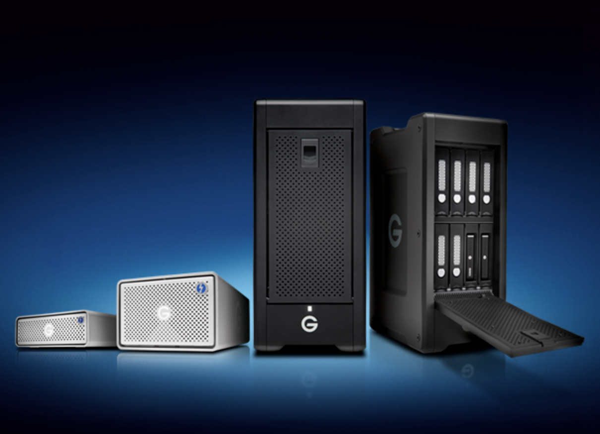 New Releases From G-Technology Bring Thunderbolt 3 and USB-C, Higher Capacities