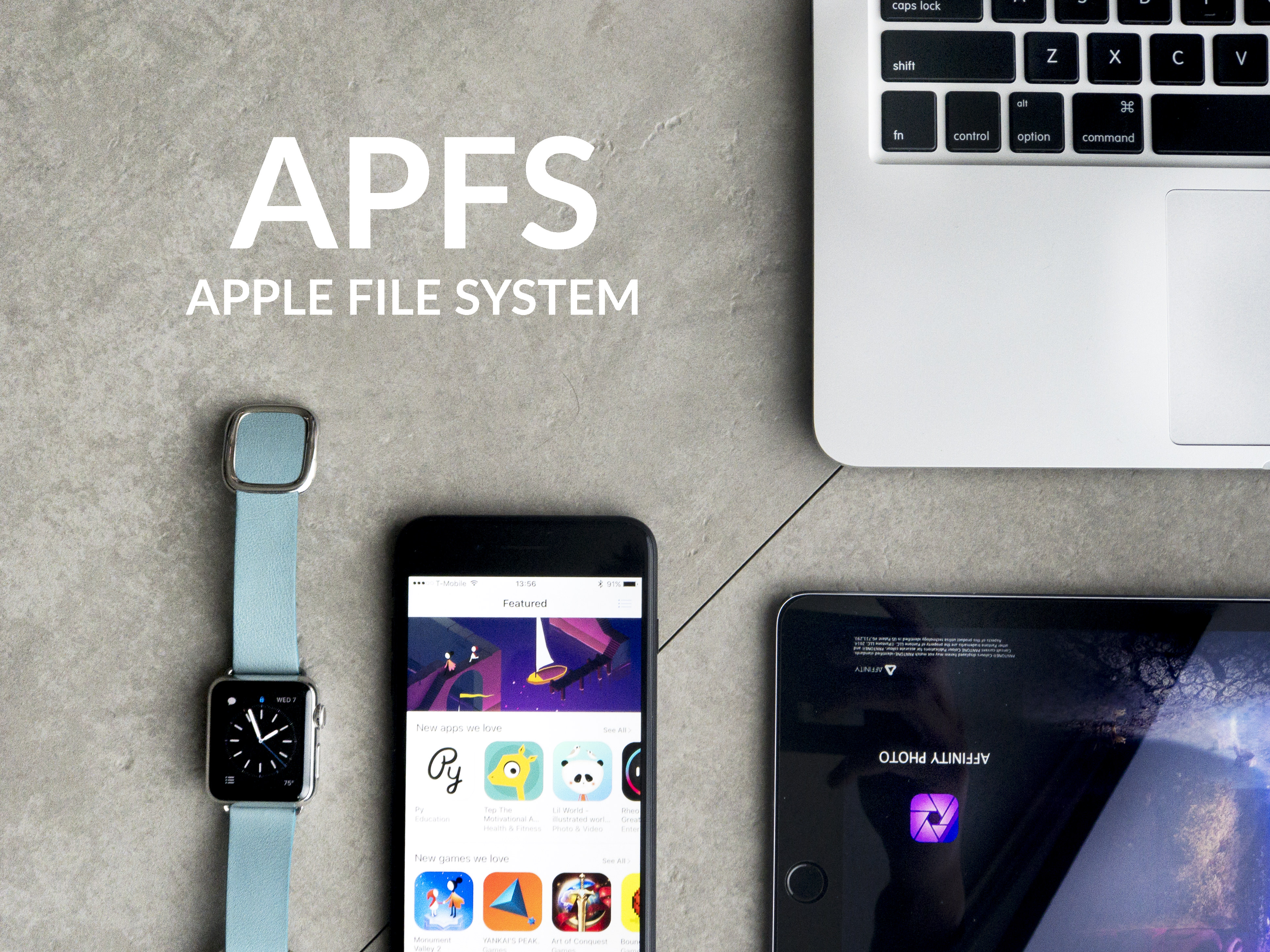 Apple file System. Быстродействие APFS. APFS. АПФС фон.