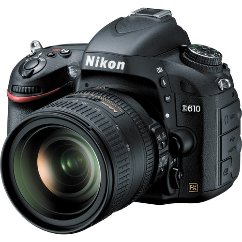 nikon d610 on white background as recommendation for best mid level still life photography camera