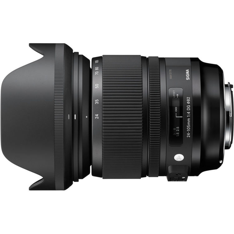 Sigma 24-105 on white background. A versatile lens for still life photography