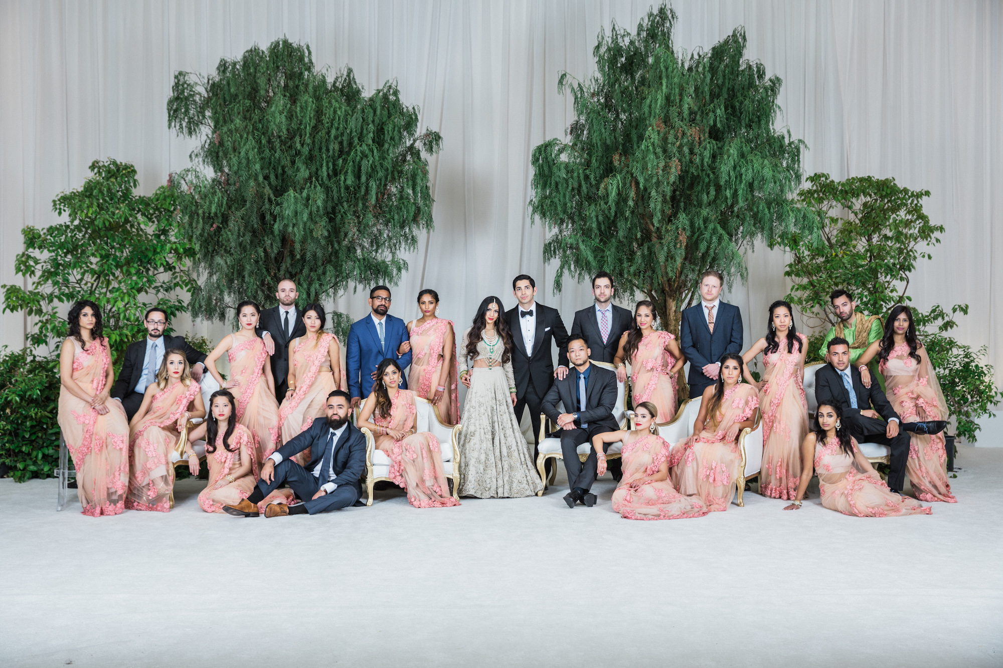Wedding Workshop Seven | Photographing Group Portraits: Single Light Bounce for Large Groups