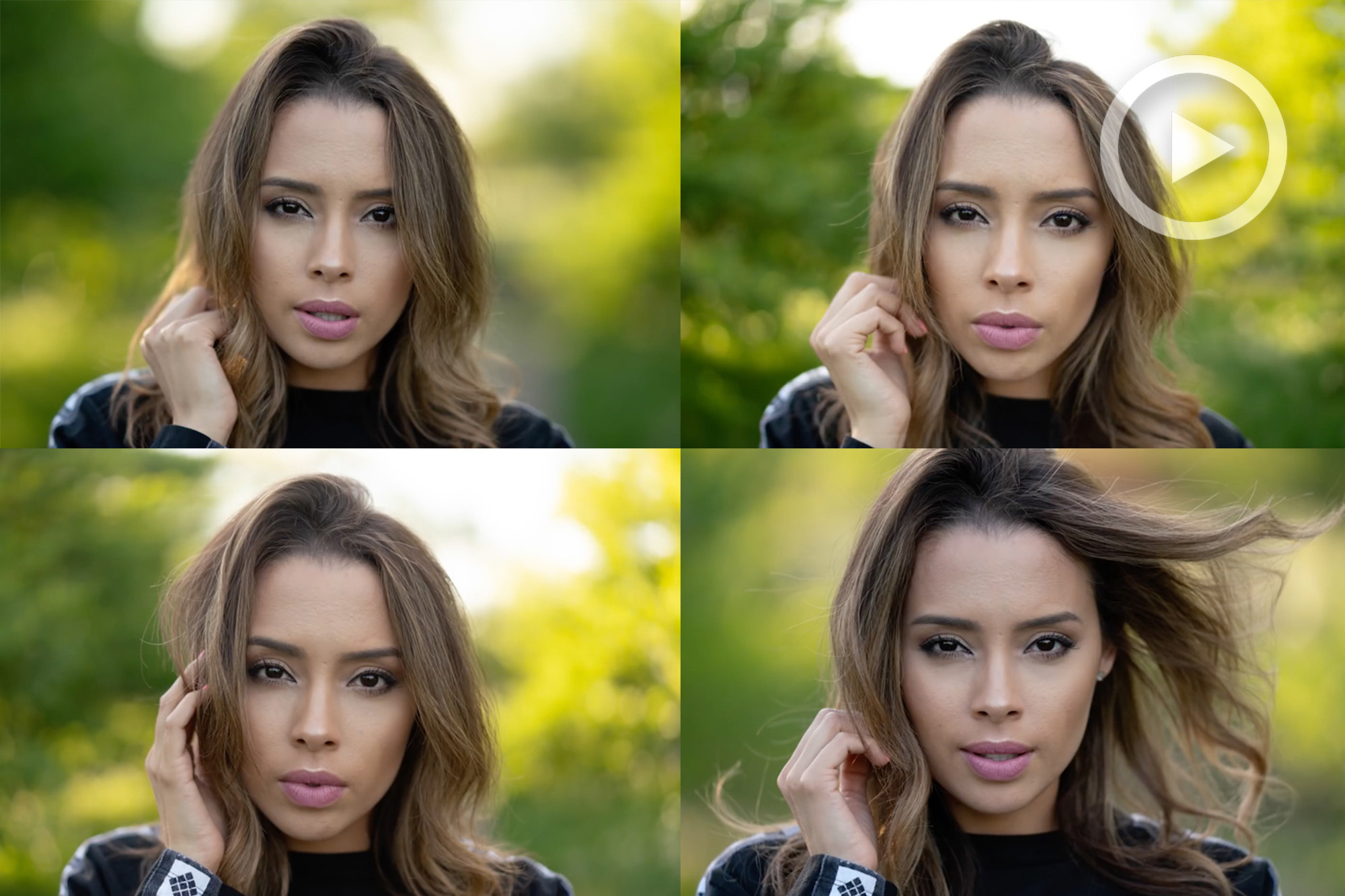 portrait with different lenses