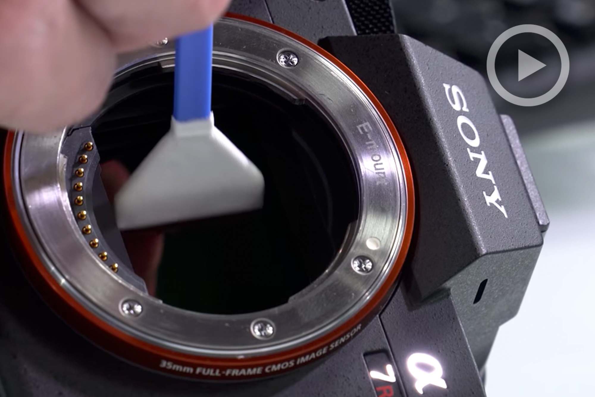 sony camera cleaning