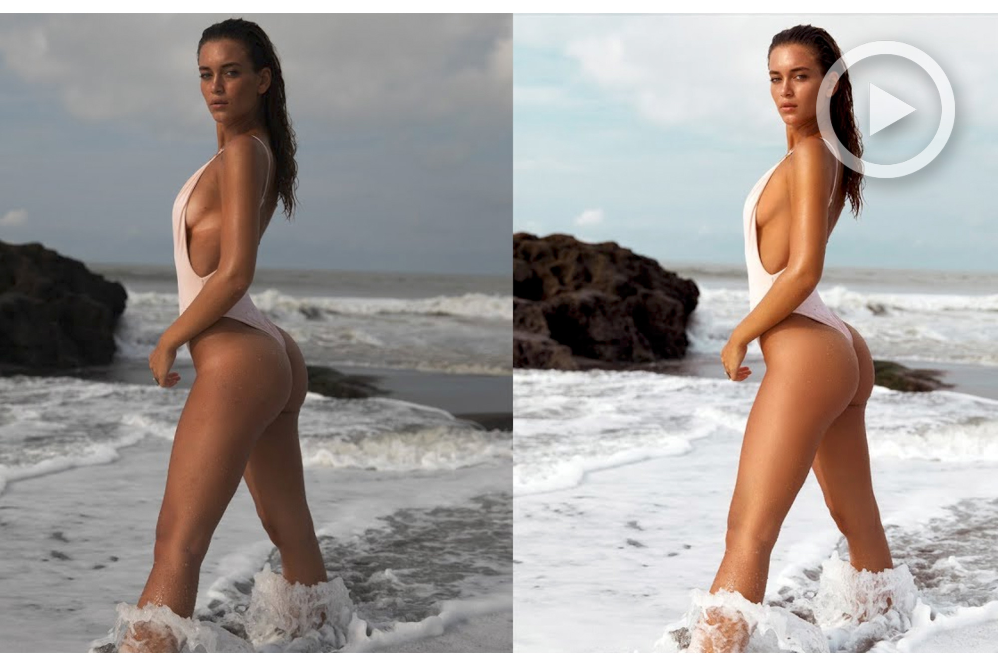 Full Body Swimwear Retouch Tutorial | How To Achieve That Sun Kissed Skin Look