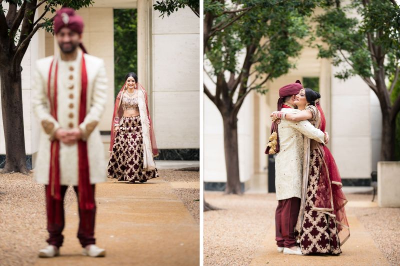 How To Master The Bride And Groom's First Look | Wedding Photography ...