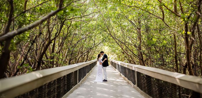 Lover's key state park Florida Trees engagement photography location