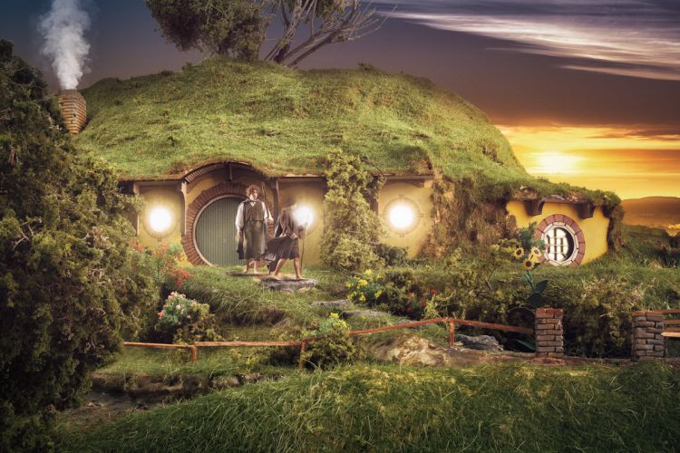 Lord of the Rings diorama composite photo