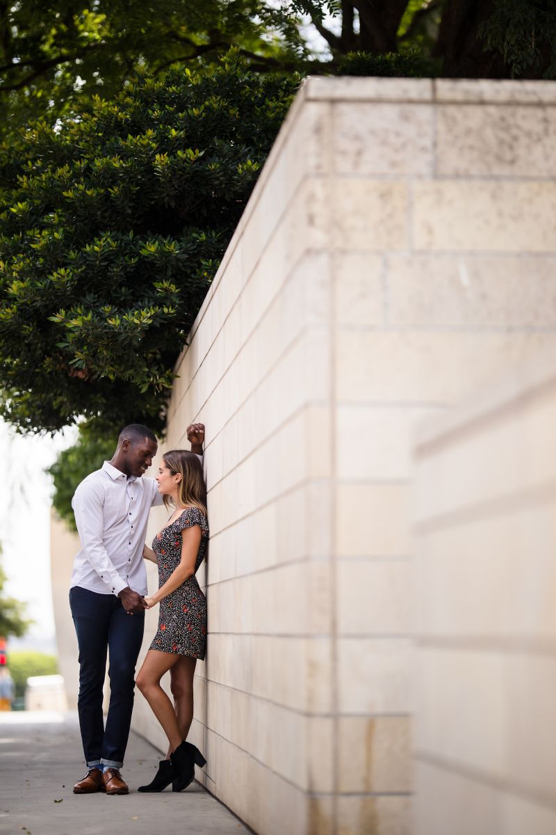 I'm utilizing the focal length as part of my composition to lead the viewer into the couple. 