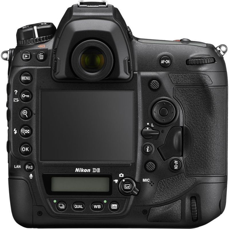 Nikon D6 action sports camera flagship rear