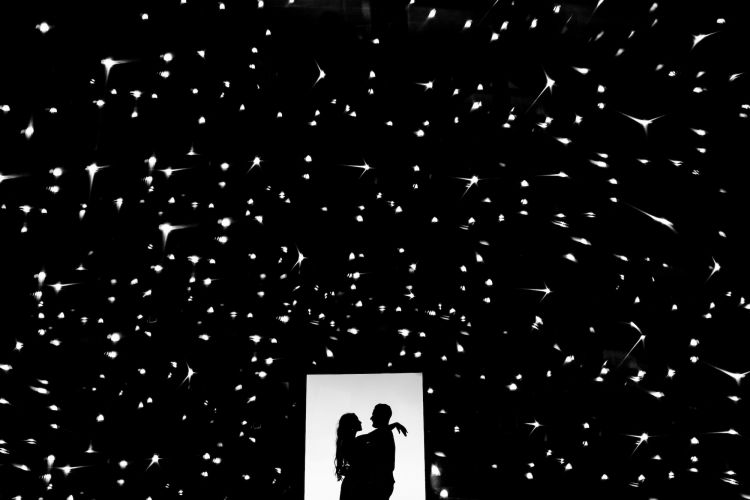 wedding picture silhouette