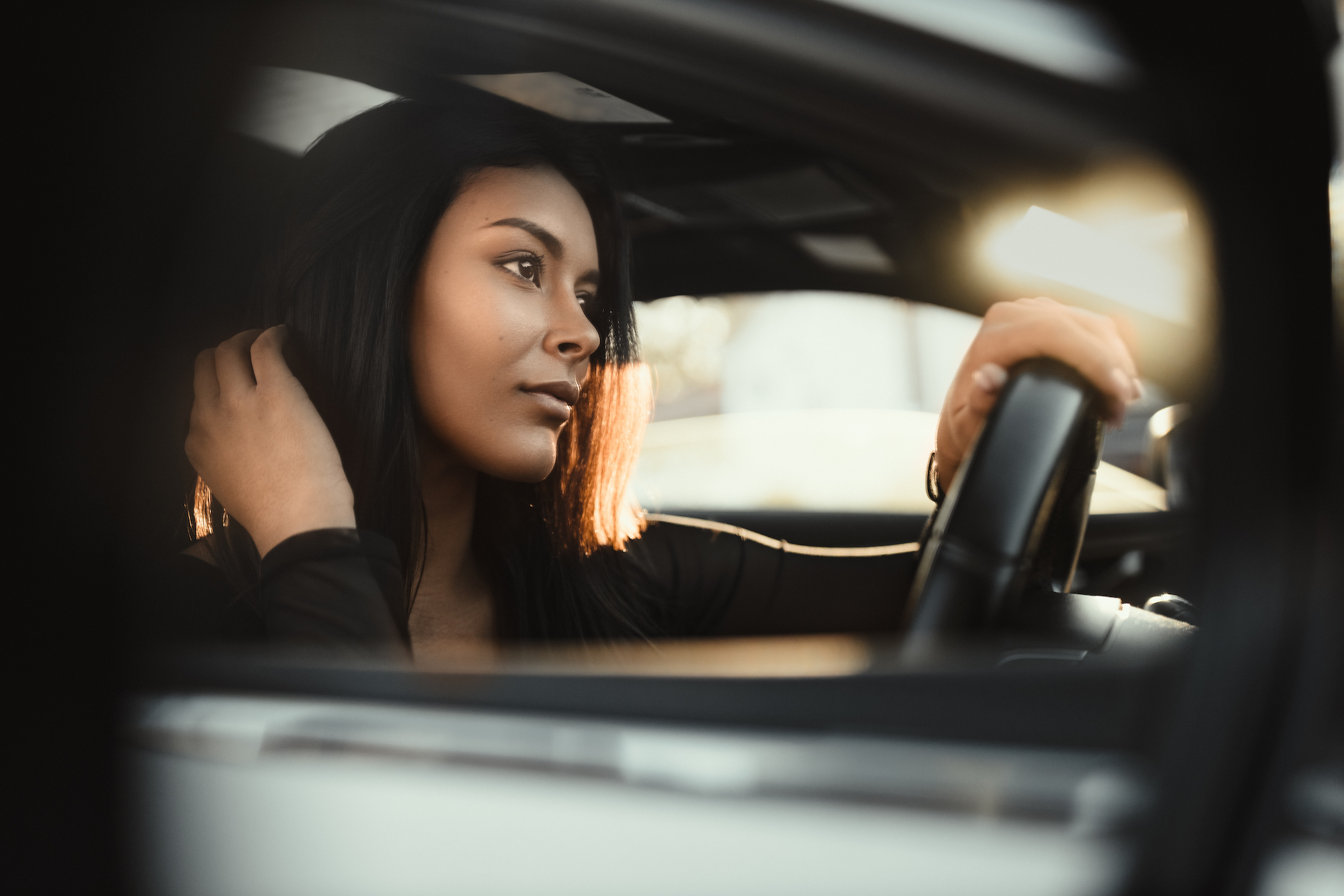 Photography Challenge Portraits in a Car
