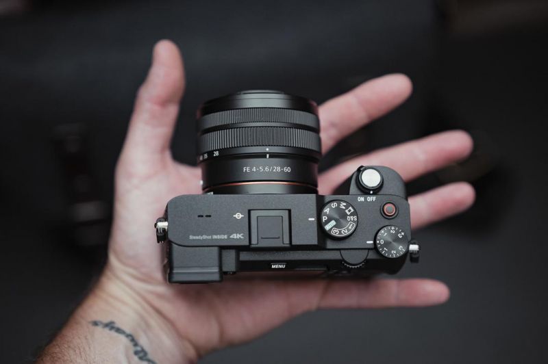 sony a7c review entry-level full-frame camera mirrorless in hand