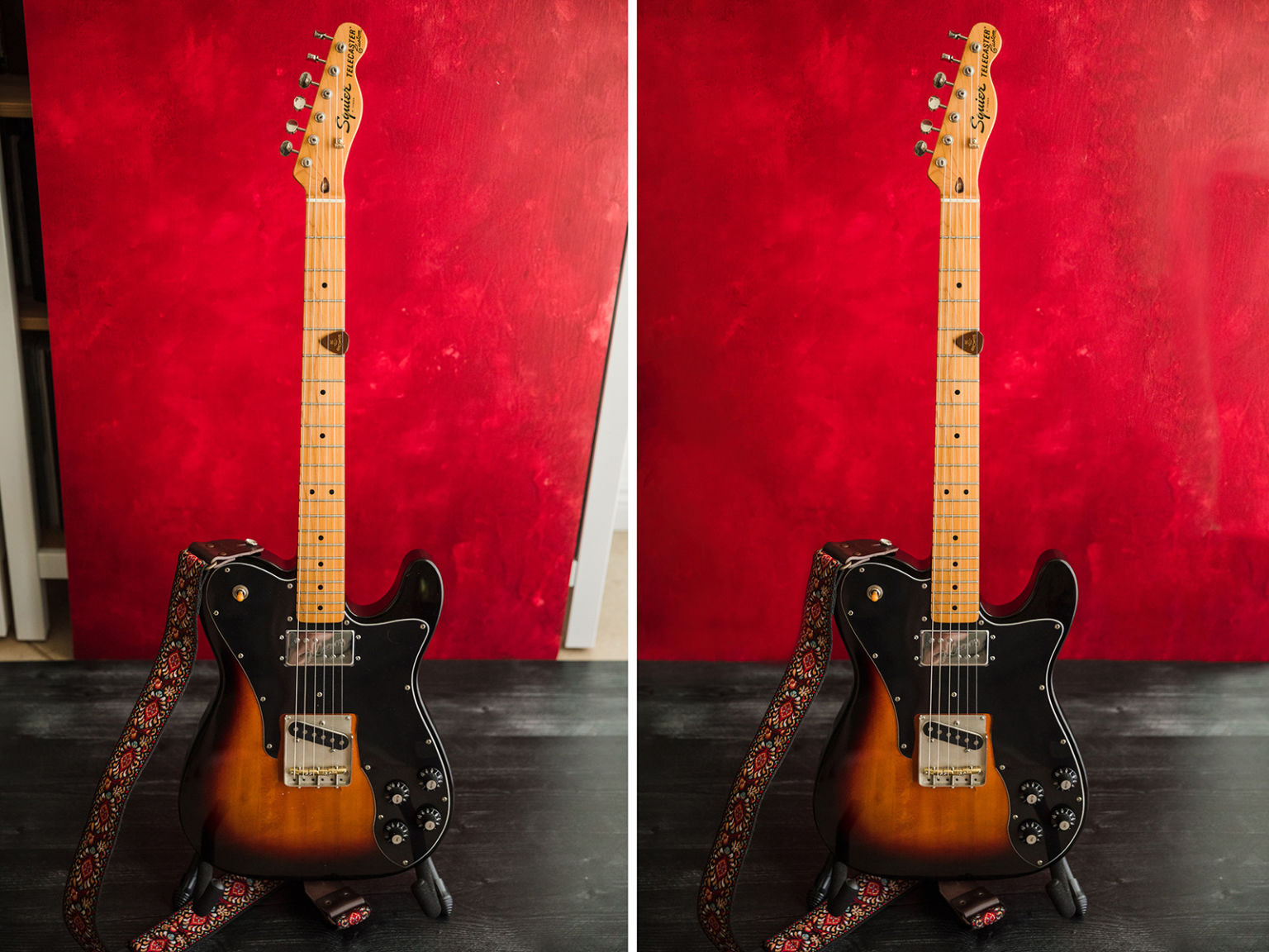 photography surface boards with guitars product photography 1