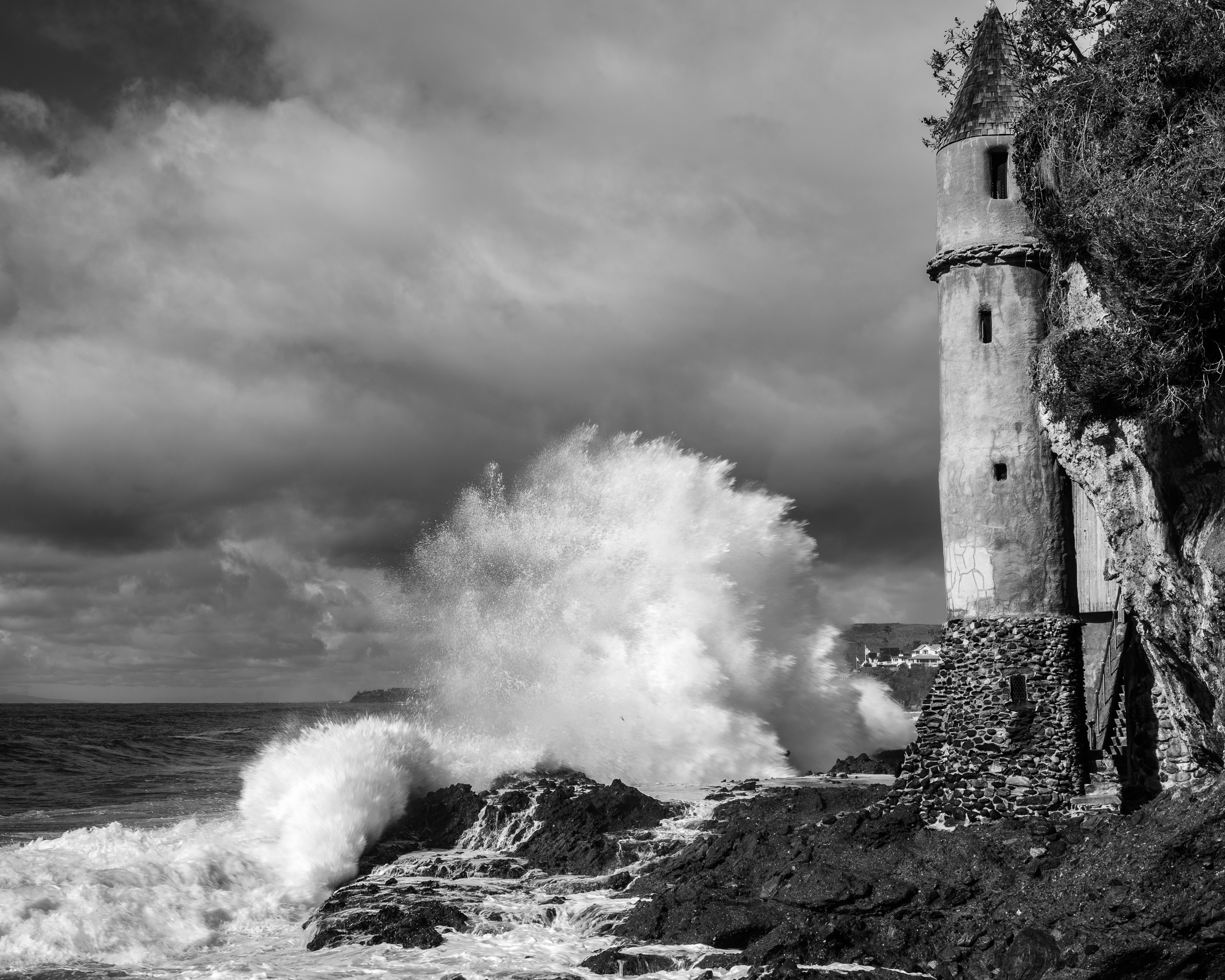 Winter photography without snow showing dramatic weather conditions