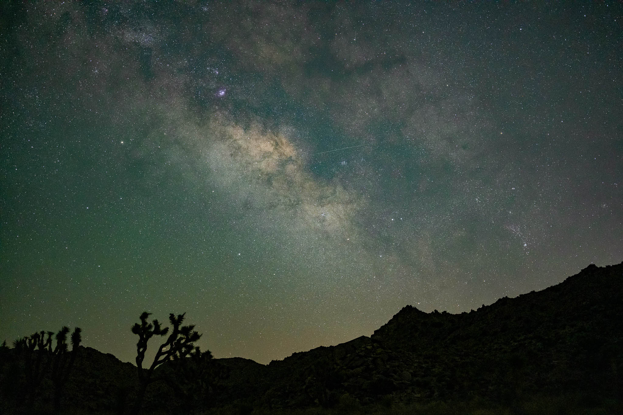 starry night with portrait normal lens