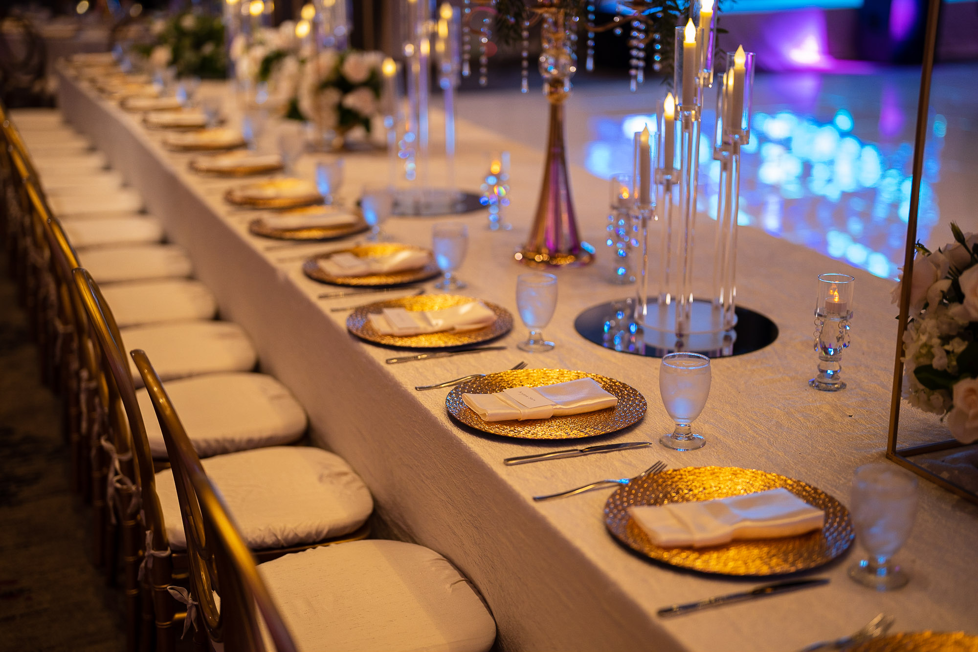 wedding table settings