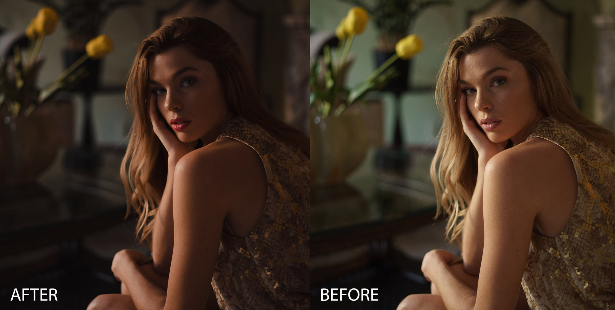 dark moody photo editing color grading lut