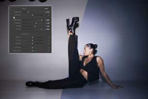 lightroom editing dark mode