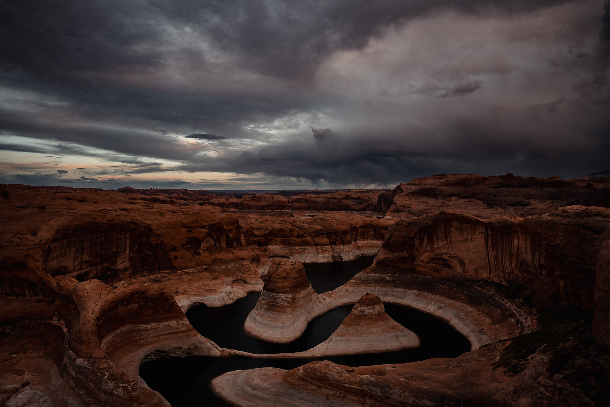 dark moody landscape photography