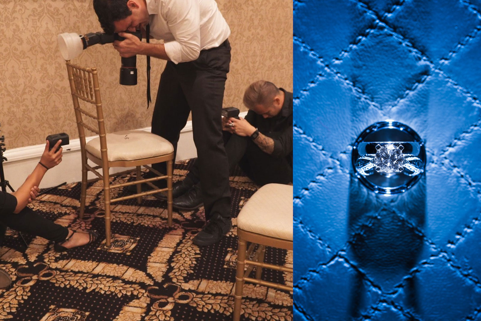 Before After Wedding Ring Shot BTS