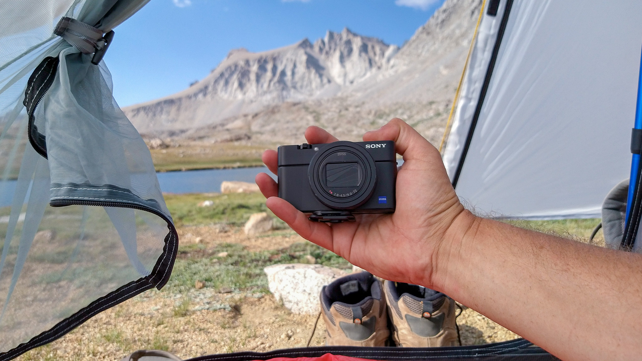 Sony RX100 VII hiking backpacking camera